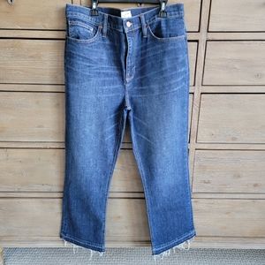 J. Crew Billie Demi Boot Crop Jean Sz 32 EUC